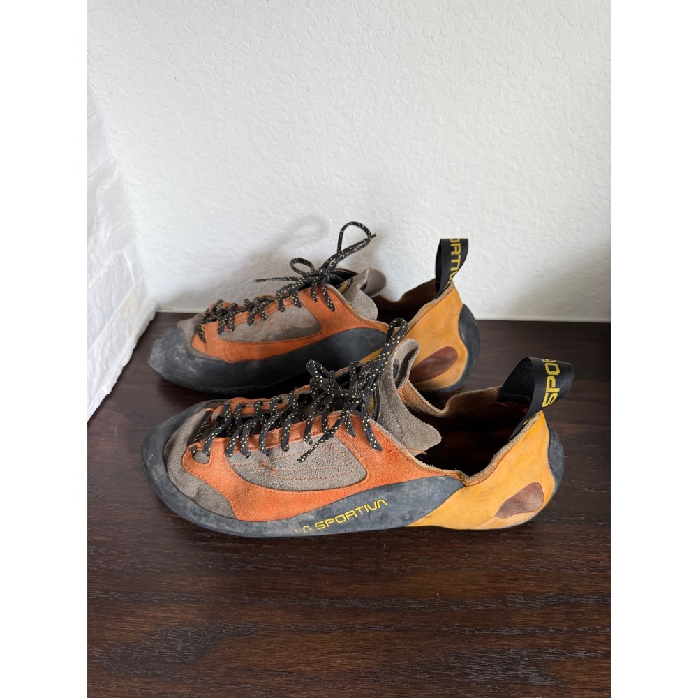 La Sportiva Tarantulace Climbing Shoes Orange Grey EU 46 US Men 12.5